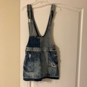 Jeans mini skirt